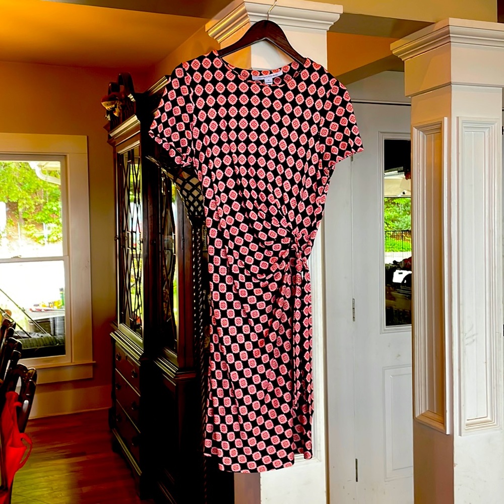 Faux-wrap DVF dress size 12
